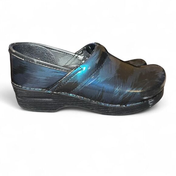 Dansko Women’s Black Leather Professional Clogs Size 38 EU (7.5–8 US) Comfort Wo - Picture 2 of 8